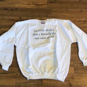 Men’s crew neck sweatshirt